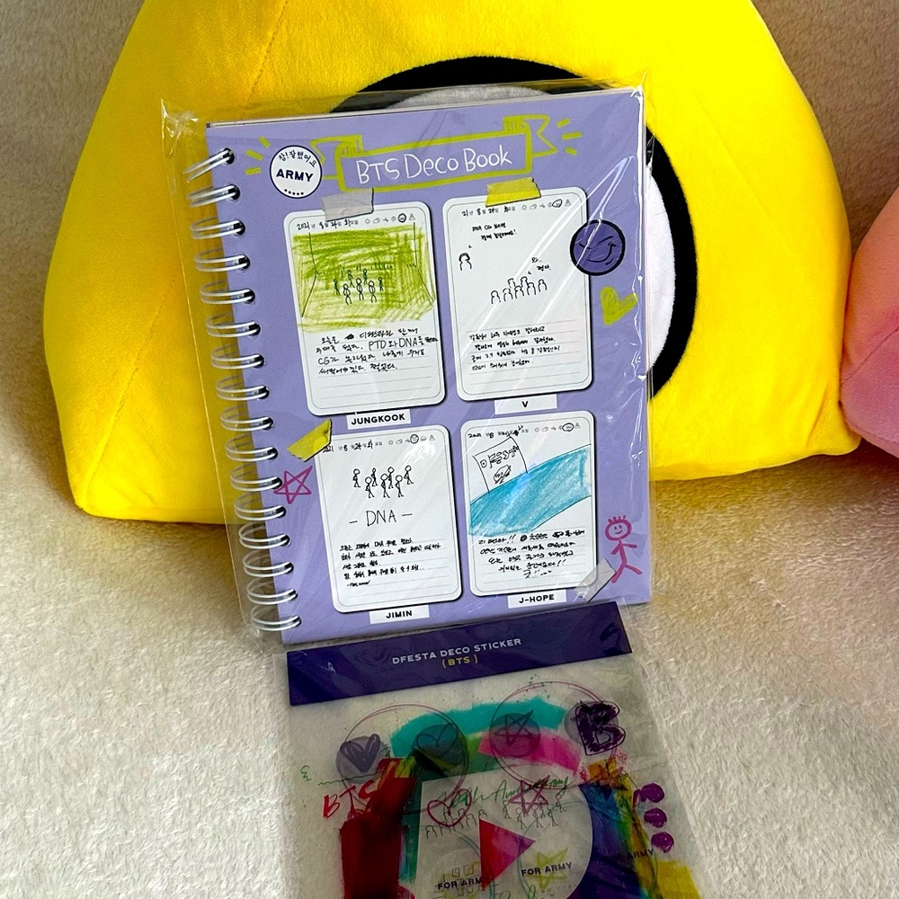 BTS Deco Book plus Deco Stickers (sealed and original)